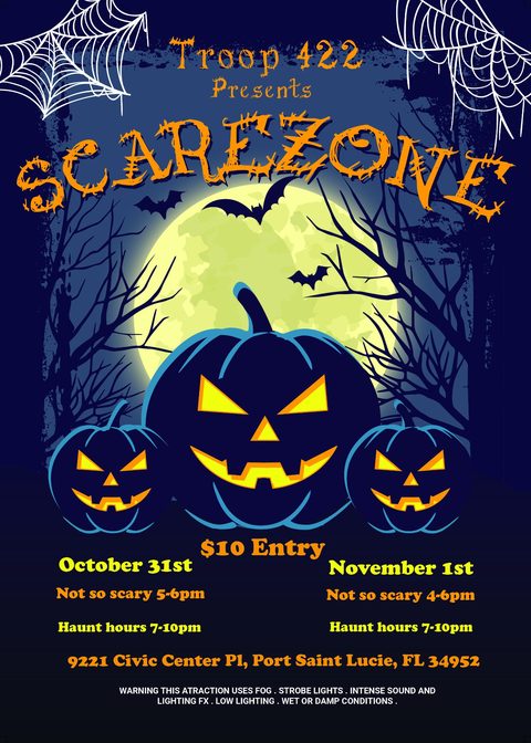 Main Scarezone flyer